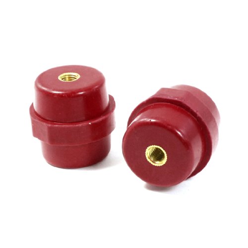 sourcing map 2 SM40 8 mm Durchmesser Messing Gewinde 40 mm Höhe Sammelschienen Isolator rot de sourcing map 2 SM40 8 mm Durchmesser Messing Gewinde 40 mm Höhe Sammelschienen Isolator rot de von uxcell