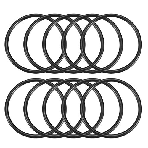 sourcing map 10Stk.Nitrilkautschuk-O-Ringe 47 mm AD 41 mm ID 3 mm Breite metrische Dichtung von uxcell