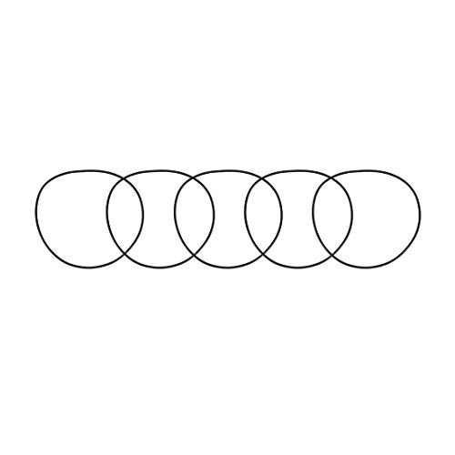 sourcing map 5Stk.Nitrilkautschuk O-Ringe 92 mm AD 88 mm ID 2 mm Breite metrische Dichtung von uxcell