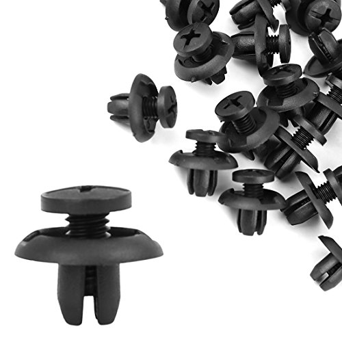 Befestigung Clips 20 x Kunststoff Stoßstangen Motorhaube Niet für Auto von uxcell