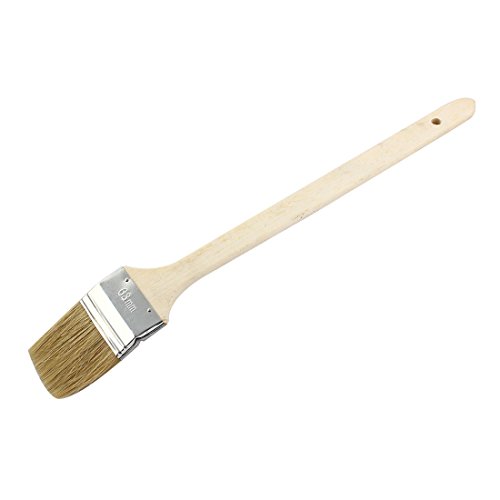 Sourcingmap® Lang Holzhandgriff Beige Faux Borste Filament Flachpinsel Malerpinsel 2,5" de von uxcell