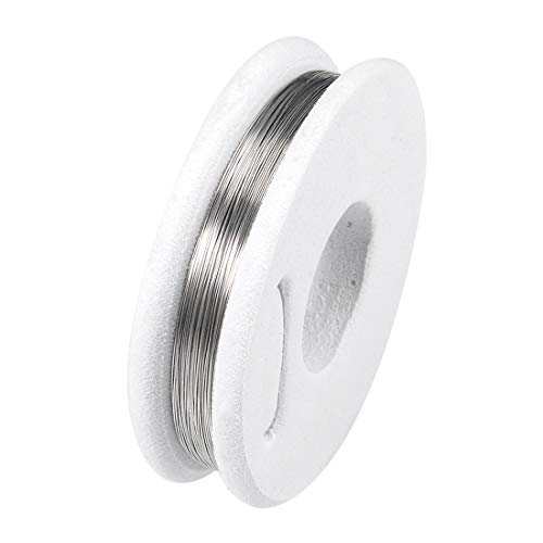 sourcing map 0,2 mm 32AWG Heizwiderstand Kabel Nichrome Drähte für Heizelemente 33ft von sourcing map