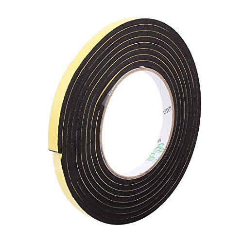 sourcing map 1,2 cm Breite 3 Meter lang 4 mm dick einseitig fadensiegelung stoßfest Schwamm Tape de von uxcell