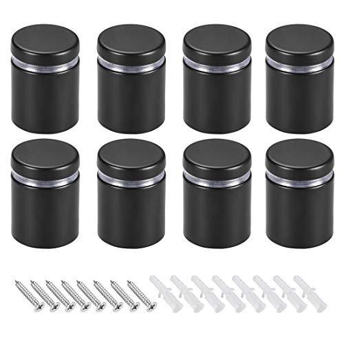 sourcing map 1 Durchmesser x 25 x 33 mm Abstandshalter Schrauben Wandbefestigung Schildhalter Acrylglas Nägel schwarz mit Schrauben 8 Stück sourcing map 1 Durchmesser x 25 x 33 mm Abstandshalter Schrauben Wandbefestigung Schildhalter Acrylglas Nägel schwarz mit Schrauben 8 Stück von sourcing map