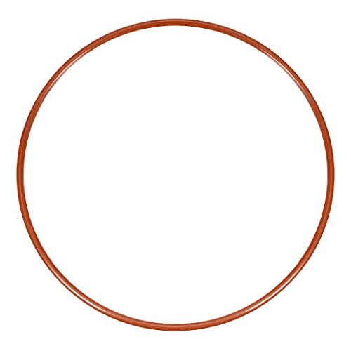 sourcing map 1 Stk Silikon O-Ring VMQ Siegel Ring Dichtung Dichtungsring Dichtungen Rot 145mmx138,8mmx3,1mm von sourcing map