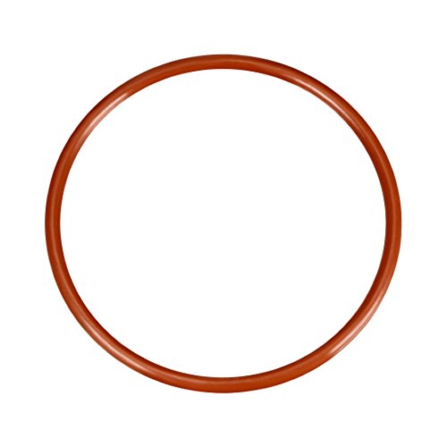 sourcing map 1 Stück Silikon O-Ring VMQ Siegel Ring Dichtung Rot 80mmx73mmx3,5mm von sourcing map