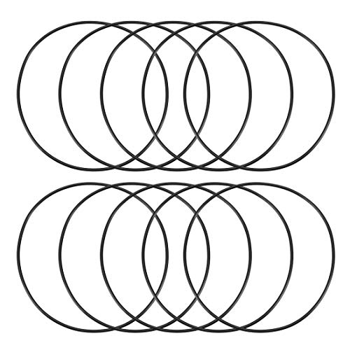 sourcing map Packung mit 10 Nitrilkgummi O-Ringe 150mm AD 144mm ID 3mm Breit Dichtung von uxcell