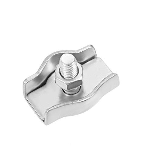 sourcing map 10 Stück 304 Edelstahl Seilklemme Drahtseilklemmen Drahtseil für 3mm-4mm Seil DE de sourcing map 10 Stück 304 Edelstahl Seilklemme Drahtseilklemmen Drahtseil für 3mm-4mm Seil DE de von sourcing map