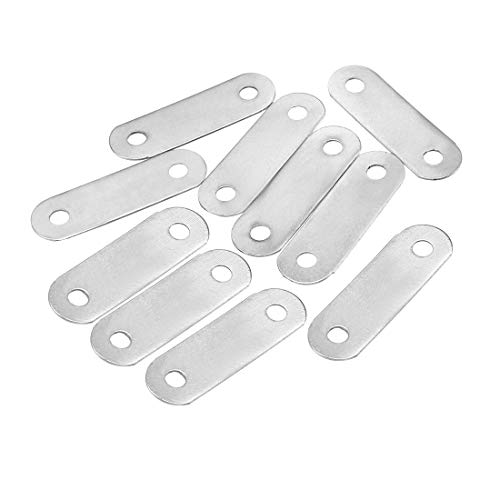 sourcing map 10 Stück Flachverbinder 48 mm x 15 mm Flachverbinder Edelstahl Lochplatte Lochblech für Holzstühle, Bücherregale, Bretter, Fenster, Möbel sourcing map 10 Stück Flachverbinder 48 mm x 15 mm Flachverbinder Edelstahl Lochplatte Lochblech für Holzstühle, Bücherregale, Bretter, Fenster, Möbel von sourcing map