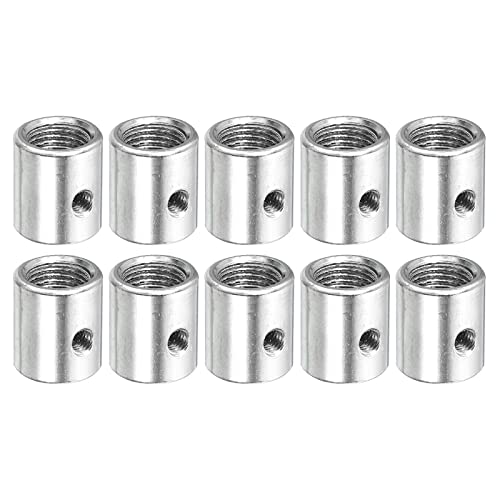 sourcing map 10 Stück Runde Kupplung Mutter M10 zu M8 Gewindeeinsatz Adapter Schraube Innengewinde Hülsen Stecker Konvertieren Stange Stab Stollen Rohrmutter Silber sourcing map 10 Stück Runde Kupplung Mutter M10 zu M8 Gewindeeinsatz Adapter Schraube Innengewinde Hülsen Stecker Konvertieren Stange Stab Stollen Rohrmutter Silber von sourcing map