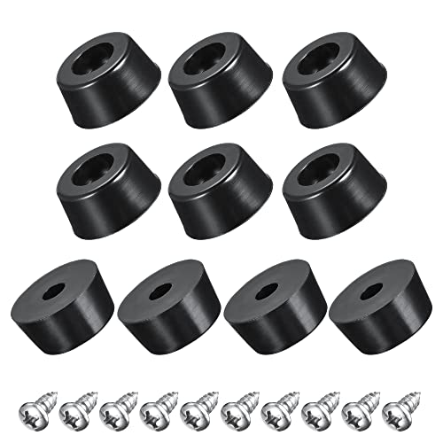 sourcing map 10 Stück Schwarz Gummifüße Schraubbar mit Edelstahlschrauben und Unterlegscheibe, Gummipuffer Schraubfeste 18mm Breite x 8mm Höhe für Schreibtische Stühle Sofas Maschinen sourcing map 10 Stück Schwarz Gummifüße Schraubbar mit Edelstahlschrauben und Unterlegscheibe, Gummipuffer Schraubfeste 18mm Breite x 8mm Höhe für Schreibtische Stühle Sofas Maschinen von sourcing map