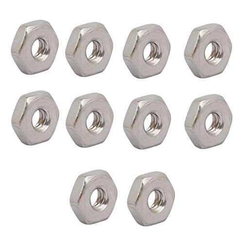 sourcing map 10 Stück Sechskantmuttern 6#-32 UNC 304 Edelstahl Gewinde Sechskantmutter sourcing map 10 Stück Sechskantmuttern 6#-32 UNC 304 Edelstahl Gewinde Sechskantmutter von uxcell