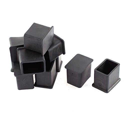 sourcing map 10 Stück Stuhlbeinkappen Filzgleiter Möbelgleiter Gummifüße 20 x 30 mm von uxcell