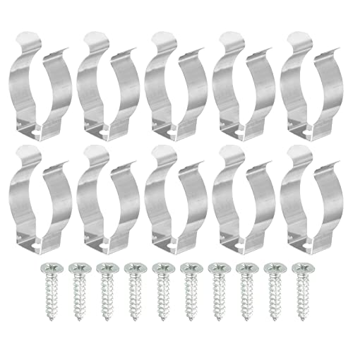sourcing map 10 Stück T8 Clips Halterung Aufhänger Leuchtstoffröhre Halter Klemme LSD Schlauch Befestigungsklemmen mit Bolzen Ersatz für LED Lampen Deckenleuchte aus Stahl sourcing map 10 Stück T8 Clips Halterung Aufhänger Leuchtstoffröhre Halter Klemme LSD Schlauch Befestigungsklemmen mit Bolzen Ersatz für LED Lampen Deckenleuchte aus Stahl von sourcing map