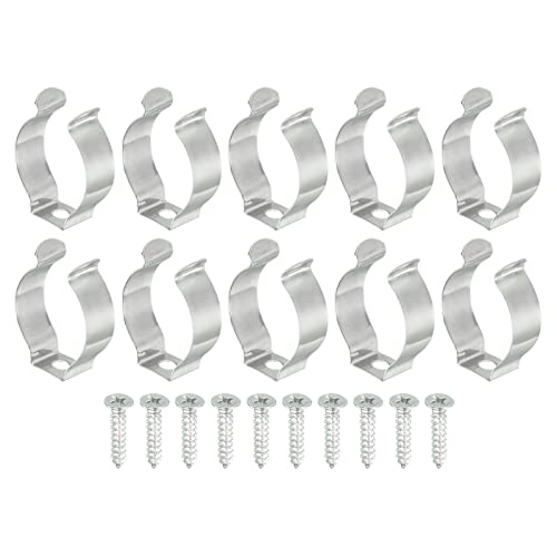 sourcing map 10 Stück T8 Clips Halterung Aufhänger Leuchtstoffröhre Halter Klemme LSD Schlauch Befestigungsklemmen mit Bolzen für LED Lampen Deckenleuchte aus Stahl sourcing map 10 Stück T8 Clips Halterung Aufhänger Leuchtstoffröhre Halter Klemme LSD Schlauch Befestigungsklemmen mit Bolzen für LED Lampen Deckenleuchte aus Stahl von sourcing map