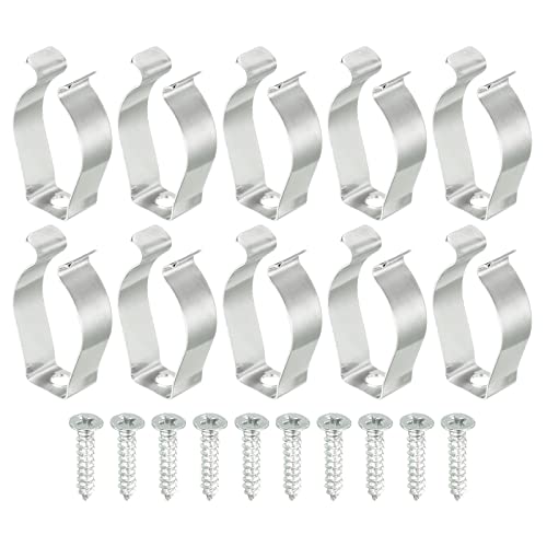 sourcing map 10 Stück T8 Clips Halterung Aufhänger Leuchtstoffröhre Halter U Typ Klemme LSD Schlauch Befestigungsklemmen mit Bolzen für LED Lampen Deckenleuchte aus Stahl sourcing map 10 Stück T8 Clips Halterung Aufhänger Leuchtstoffröhre Halter U Typ Klemme LSD Schlauch Befestigungsklemmen mit Bolzen für LED Lampen Deckenleuchte aus Stahl von sourcing map