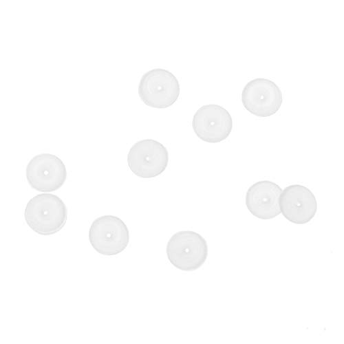 sourcing map 10St Silikon O-Ringe VMQ Dichtung Versiegelung 3mm AD 0,1mm ID 1mm Breite Weiß von uxcell