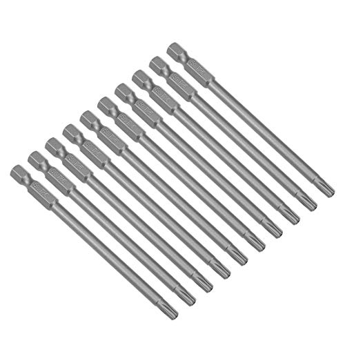 sourcing map 10 Stücke 100mm 1/4" Hexagonal Schenkel T25 Kopf Sicherheit Schraubendreher de sourcing map 10 Stücke 100mm 1/4" Hexagonal Schenkel T25 Kopf Sicherheit Schraubendreher de von sourcing map
