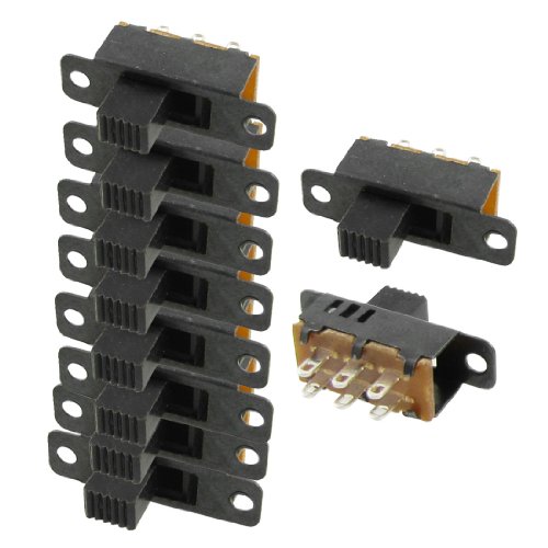 sourcing map 10 Teile Hoch Knauf 6-polig 3 Positionen DPDT Platte Gleitschalter 0.5A 50V DC DE de sourcing map 10 Teile Hoch Knauf 6-polig 3 Positionen DPDT Platte Gleitschalter 0.5A 50V DC DE de von sourcing map