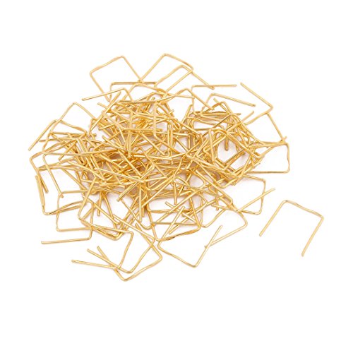 sourcing map 100 Stk. Kronleuchter Verbinder Schnalle 12mm Breit für Kristall Goldener Ton 14x12x0,7mm von sourcing map