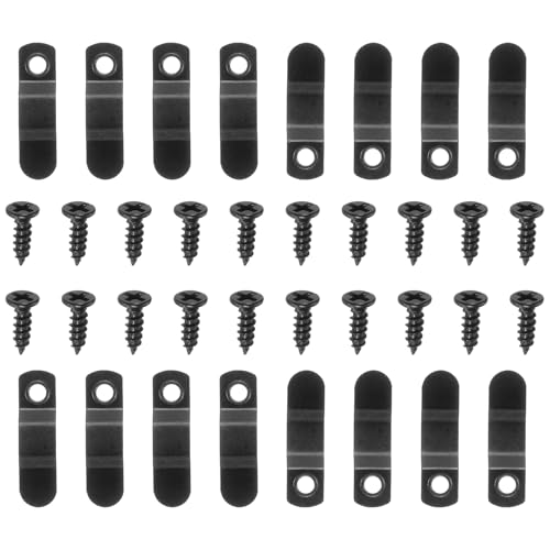 sourcing map 100 Stück Bilderrahmen-Befestigungsclips mit 100 Schrauben für Fotorahmen, Drehknopf-Verschluss, Bilderrahmen-Rückstell-Clips zum Basteln, zum Aufhängen von Bildern, Schwarz sourcing map 100 Stück Bilderrahmen-Befestigungsclips mit 100 Schrauben für Fotorahmen, Drehknopf-Verschluss, Bilderrahmen-Rückstell-Clips zum Basteln, zum Aufhängen von Bildern, Schwarz von sourcing map