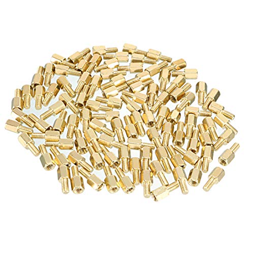 sourcing map 100 Stücke M3 6+6mm Weiblich Gewinde Patt Abstandhalter Schrauben PCB Säule DE de von sourcing map