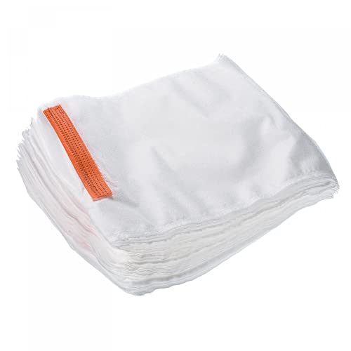 sourcing map 100Pack Schutzbeutel Vliesstoff Netztasche für Gartenpflanzen Blumen 8x7 Weiß von sourcing map