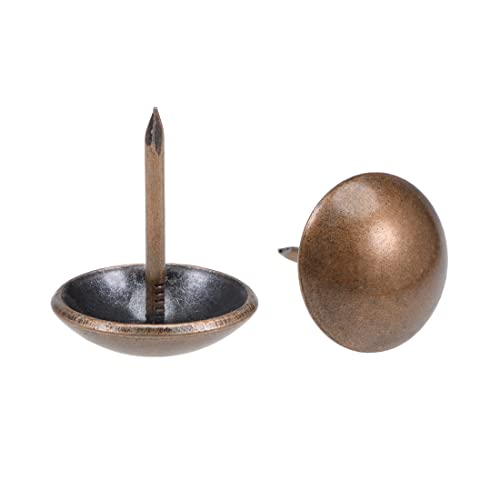 sourcing map 100Stk Polsterung Nägel Zwecken Stecknadeln Für Möbel Sofa Kopfteile 19mm Kopfdurchmesser Kupferton Antiker Runder Daumen sourcing map 100Stk Polsterung Nägel Zwecken Stecknadeln Für Möbel Sofa Kopfteile 19mm Kopfdurchmesser Kupferton Antiker Runder Daumen von sourcing map
