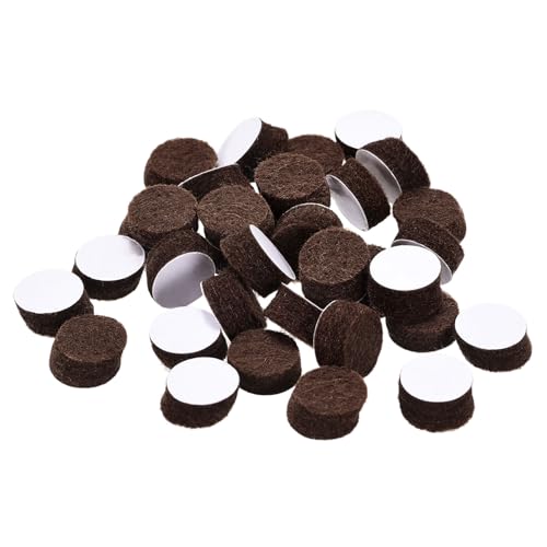 sourcing map 100Stk. Filz Möbelpolster Selbstklebend 10mm Durchm. 5mm Dicke Stuhlbein braun sourcing map 100Stk. Filz Möbelpolster Selbstklebend 10mm Durchm. 5mm Dicke Stuhlbein braun von sourcing map