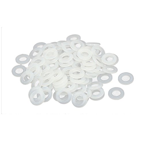 sourcing map 100Stk. M6 x 12mm x 1,2mm Nylon Flache isolierende Unterlegscheiben Dichtung sourcing map 100Stk. M6 x 12mm x 1,2mm Nylon Flache isolierende Unterlegscheiben Dichtung von uxcell