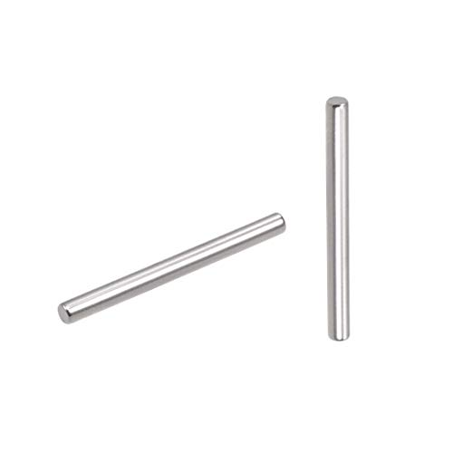 sourcing map 100stk. Passstift 304 Edelstahl Regalheringe Stützregale Silber Ton 2mm x 22mm von sourcing map