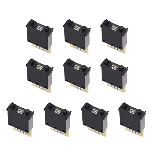 sourcing map 10Stk DIP-Schalter BCD-Code Daumenradschalter KM2 0-9 digitale Schwarz von sourcing map