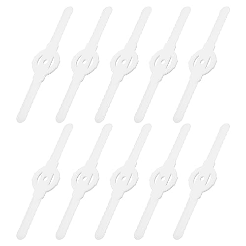 sourcing map 10Stk Fadentrimmer Kopf Klingen Ersatz Plastik Schneidegerät Klingen Ersatz Rasenmäher Unkraut Klingen Zubehör für Schnurlose Rasentrimmer Weiß sourcing map 10Stk Fadentrimmer Kopf Klingen Ersatz Plastik Schneidegerät Klingen Ersatz Rasenmäher Unkraut Klingen Zubehör für Schnurlose Rasentrimmer Weiß von sourcing map