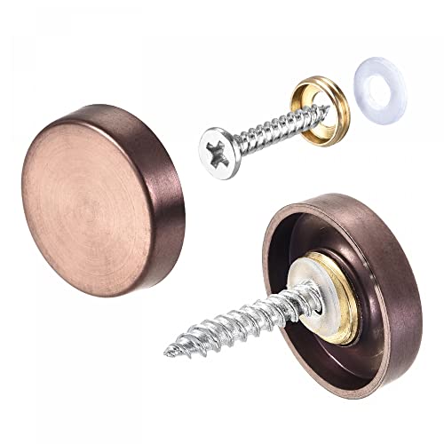 sourcing map 10Stk Schrauben 19mm/0.75" Deko Abdeckkappe Gebürstet für Schild Werbe Rose Gold sourcing map 10Stk Schrauben 19mm/0.75" Deko Abdeckkappe Gebürstet für Schild Werbe Rose Gold von sourcing map