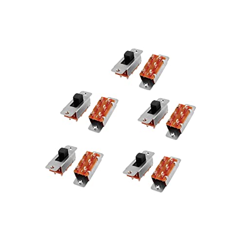 sourcing map 10Stk. 250VAC 3A 125VAC 6A 6 Klemme 2 Position DPDT Ein/Aus Mini Schiebeschalter DE de sourcing map 10Stk. 250VAC 3A 125VAC 6A 6 Klemme 2 Position DPDT Ein/Aus Mini Schiebeschalter DE de von uxcell