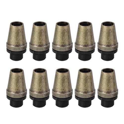 sourcing map 10Stk. Kabelverschraubungen Zugentlastung Kabelanschluss Griffe Metall Bronze für Verdrahtung Hängeleuchte Deckenpendelleuchte von sourcing map