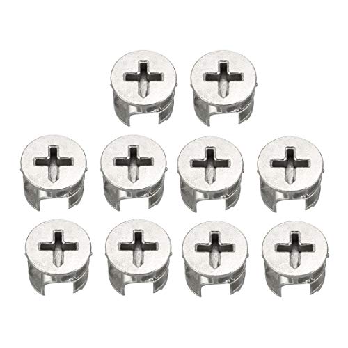 sourcing map 10Stk. Möbel Nockenschloss Mutter Verbinder 15x12mm Schublade Kleiderschrank sourcing map 10Stk. Möbel Nockenschloss Mutter Verbinder 15x12mm Schublade Kleiderschrank von sourcing map
