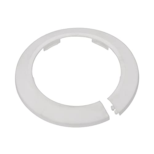 sourcing map 10Stk. Rohrabdeckung 90mm PP-Plastik Heizkörper Schild Ablaufleitung Weiß von sourcing map