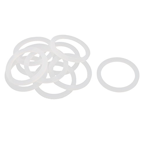 sourcing map 10 Stk. Silikon O-Ringe Dichtringe 48 x 38 x 3mm Silicagel Weiß sourcing map 10 Stk. Silikon O-Ringe Dichtringe 48 x 38 x 3mm Silicagel Weiß von uxcell