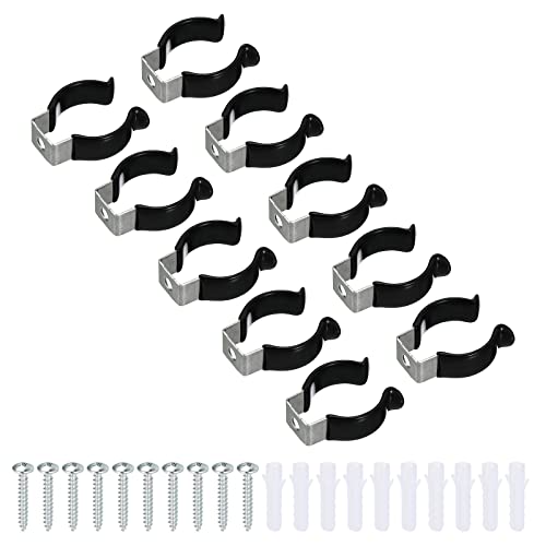 sourcing map 10Stk. T8 U Clips Halter Halterung LED Glühbirne Montagehalterung LED Schlauch Befestigungsklemmen Lichtschlauch-Montageclips Schwarz sourcing map 10Stk. T8 U Clips Halter Halterung LED Glühbirne Montagehalterung LED Schlauch Befestigungsklemmen Lichtschlauch-Montageclips Schwarz von sourcing map