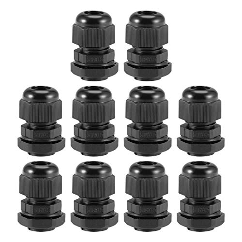 sourcing map 10Stk.4mm-8mm M16x1,5 Kabelverschraubung Wasserdichtes Kontermutter mit Unterlegscheibe Schwarz sourcing map 10Stk.4mm-8mm M16x1,5 Kabelverschraubung Wasserdichtes Kontermutter mit Unterlegscheibe Schwarz von sourcing map