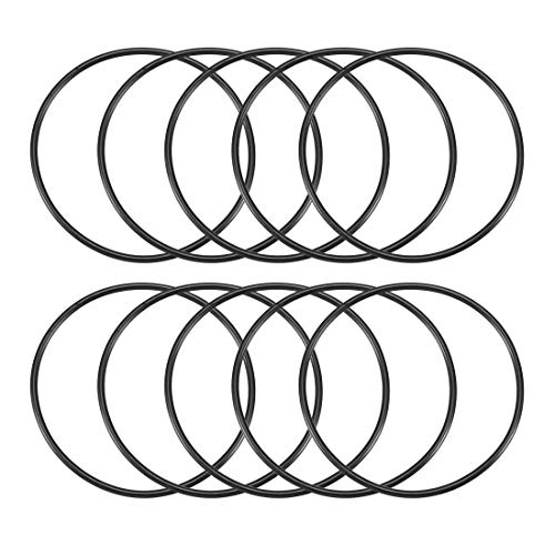 sourcing map 10Stk.Nitrilkautschuk O-Ringe 115 mm AD 107 mm ID 4 mm Breite metrische Dichtung von uxcell