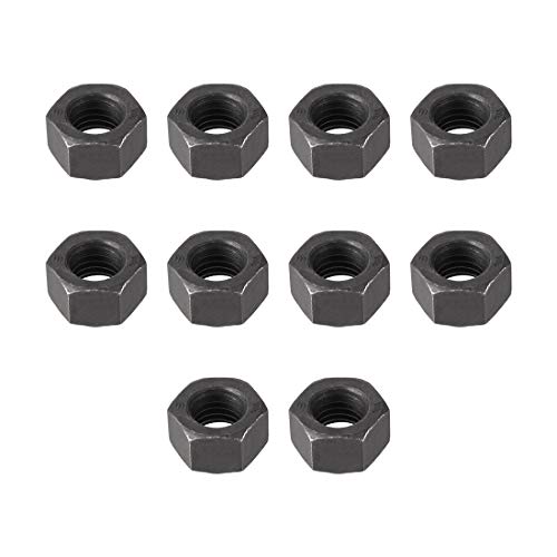 sourcing map 10Stk.Sechskantmuttern M10x1,5 mm Sechskantmutter mit metrischem Grobgewinde Kohlenstoffstahl Schwarz sourcing map 10Stk.Sechskantmuttern M10x1,5 mm Sechskantmutter mit metrischem Grobgewinde Kohlenstoffstahl Schwarz von sourcing map