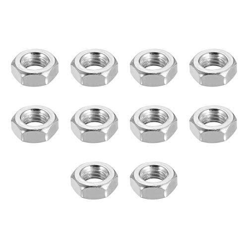 sourcing map 10Stk.Sechskantmuttern M8x1,25mm metrisches Grobgewinde Sechskantmutter Kohlenstoffstahl Silber Farbton sourcing map 10Stk.Sechskantmuttern M8x1,25mm metrisches Grobgewinde Sechskantmutter Kohlenstoffstahl Silber Farbton von sourcing map