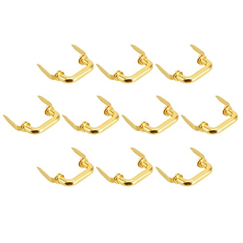 sourcing map 10pcs 19mmx21mm Schmuckkästchen Schublade Kasten Ring Mini Zuggriff Gold Ton DE de von sourcing map