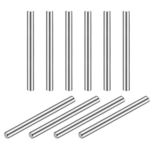 sourcing map 10 Stück Zylinderstifte 2 x 25mm (ca. 5/64") Dübelstift 304 Edelstahl Holz Etagenbett Dübelstifte Regal Heringe Stützregale von sourcing map