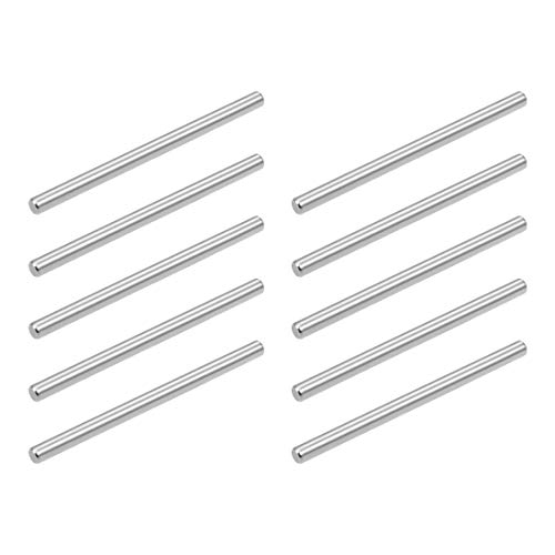 sourcing map 10stk. Passstift 304 Edelstahl Heringe Stützregale Silber Ton 5mm x 80mm von sourcing map