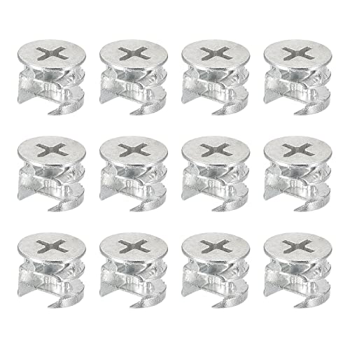 sourcing map 12 Stück Nocken Verschlussmutter für Möbel 15x12mm Gelenkverbinder Verriegelung Mutter Möbel Verbindung Nockenverschraubung Weiß sourcing map 12 Stück Nocken Verschlussmutter für Möbel 15x12mm Gelenkverbinder Verriegelung Mutter Möbel Verbindung Nockenverschraubung Weiß von sourcing map