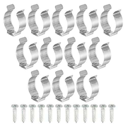 sourcing map 12 Stück T8 Clips Halterung Aufhänger Leuchtstoffröhre Halter U Typ Klemme LSD Schlauch Befestigungsklemmen mit Schrauben für LED Lampen Deckenleuchte Edelstahl sourcing map 12 Stück T8 Clips Halterung Aufhänger Leuchtstoffröhre Halter U Typ Klemme LSD Schlauch Befestigungsklemmen mit Schrauben für LED Lampen Deckenleuchte Edelstahl von sourcing map