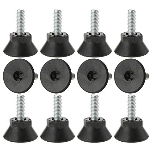 sourcing map 12 Stücke Möbelfüße verstellbar Gleiten Nivellierfuß Einstellbar Bodenschutz für Stuhl Bein M6 x 18 x 25mm sourcing map 12 Stücke Möbelfüße verstellbar Gleiten Nivellierfuß Einstellbar Bodenschutz für Stuhl Bein M6 x 18 x 25mm von sourcing map